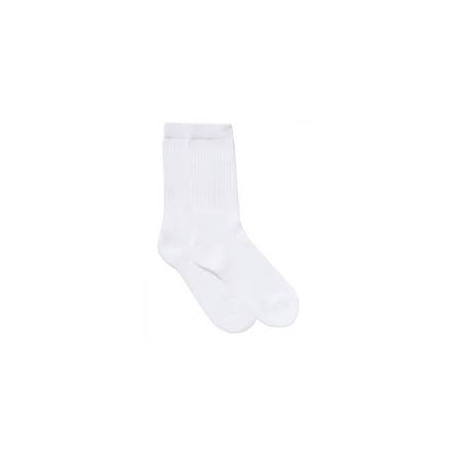 3 pár fehér pamut zokni - unisex - minta nélküli